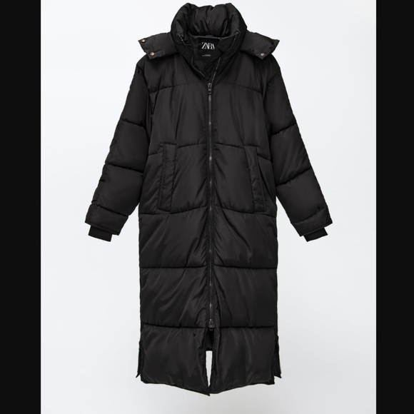 Zara Long Puffer Jacket - Picture 2 of 7